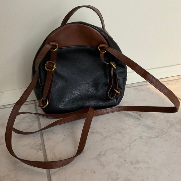 Fossil Mini Genuine Leather Backpack - Picture 5 of 14
